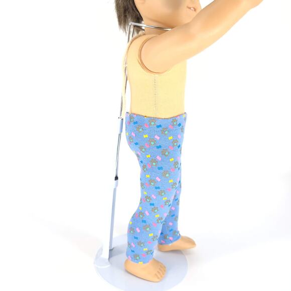 Our Generation OG by Battat Lilac Pawprint Pattern Leggings for 18" Dolls - GUC - Picture 2 of 11